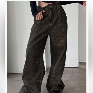 Cheetah Print Leopard Pants